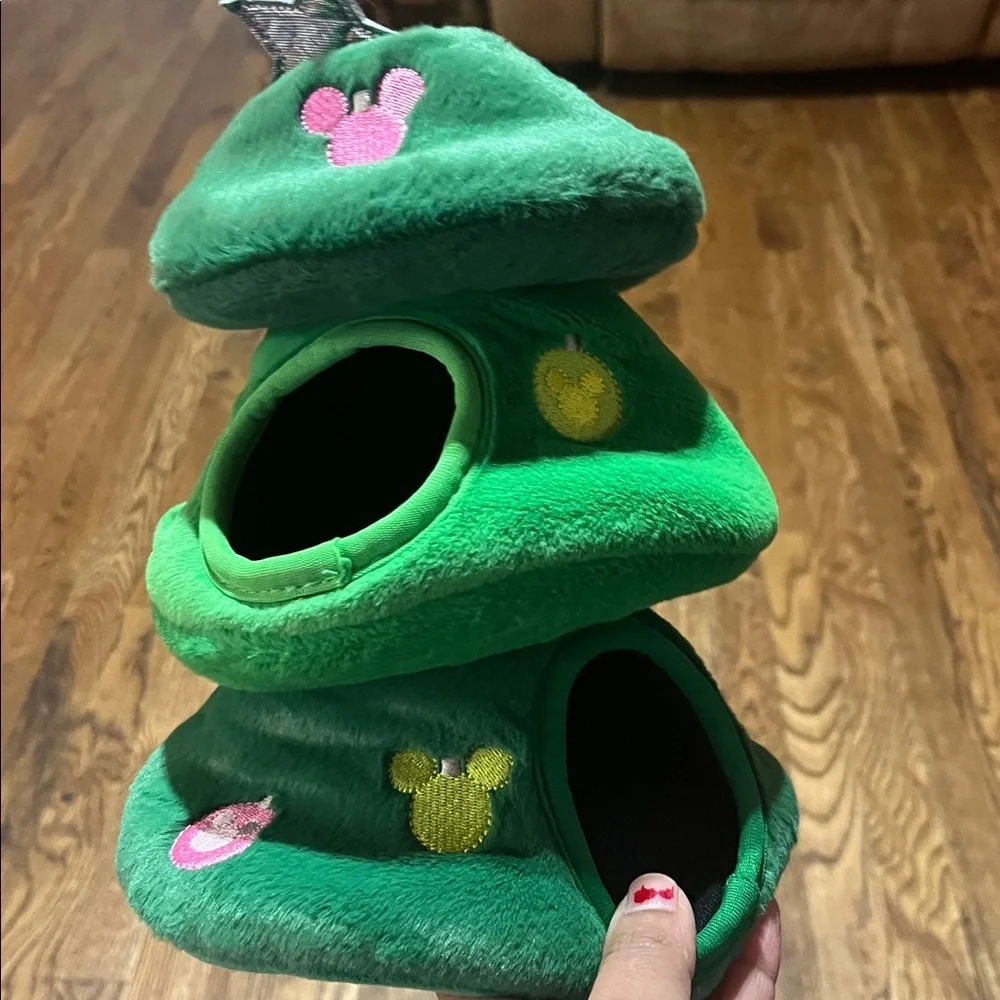 DisneyHoliday Mickey Friends ChristmasTree Hide & SeekPuzzle Plush SqueakyDogToy